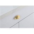 Elegant Decor Claude Zinc Alloy Cup Bar Pull Multipack in Gold (Set of 10)