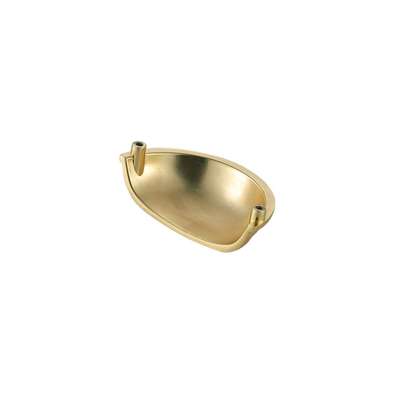 Elegant Decor Atticus Zinc Alloy Cup Bar Pull Multipack in Gold (Set of 10)
