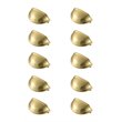 Elegant Decor Atticus Zinc Alloy Cup Bar Pull Multipack in Gold (Set of 10)