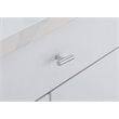 Elegant Decor Quinn Zinc Alloy T Pull Multipack in Brushed Nickel (Set of 10)