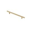 Elegant Decor Quinn Modern Zinc Alloy Bar Pull Multipack in Brass (Set of 10)