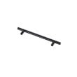 Elegant Decor Quinn Zinc Alloy Bar Pull Multipack in Black (Set of 10)