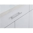 Elegant Decor Quinn Zinc Alloy Bar Pull Multipack in Nickel (Set of 10)