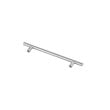 Elegant Decor Quinn Zinc Alloy Bar Pull Multipack in Nickel (Set of 10)