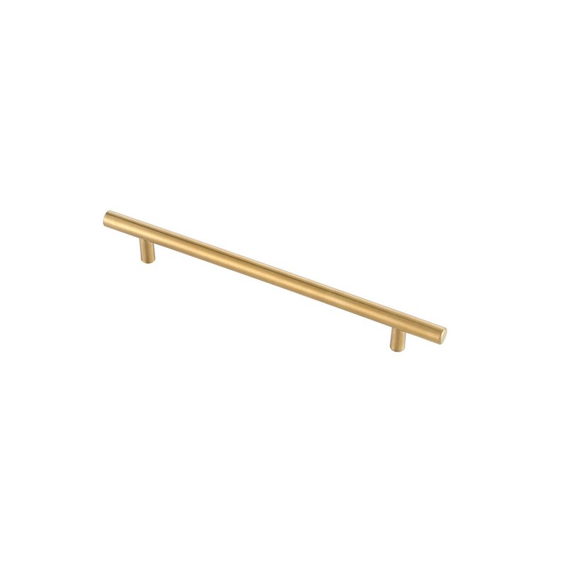 Elegant Decor Quinn Zinc Alloy Bar Pull Multipack in Brass (Set of 10)