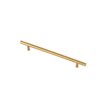 Elegant Decor Quinn Zinc Alloy Bar Pull Multipack in Brass (Set of 10)