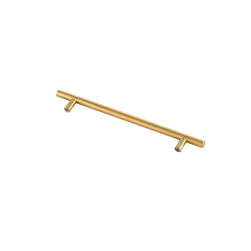 Elegant Decor Quinn Zinc Alloy Bar Pull Multipack in Brass (Set of 10)