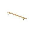 Elegant Decor Quinn Zinc Alloy Bar Pull Multipack in Brass (Set of 10)