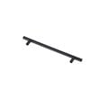 Elegant Decor Quinn Modern Zinc Alloy Bar Pull Multipack in Black (Set of 10)