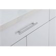 Elegant Decor Quinn Modern Zinc Alloy Bar Pull Multipack in Nickel (Set of 10)