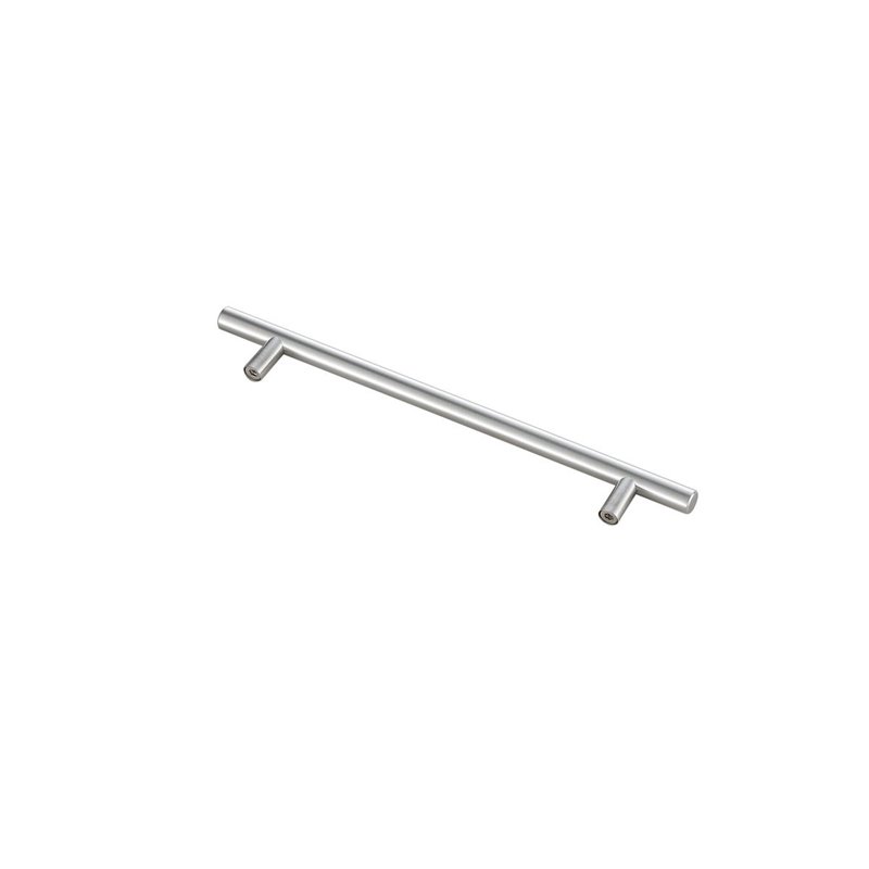Elegant Decor Quinn Modern Zinc Alloy Bar Pull Multipack in Nickel (Set of 10)