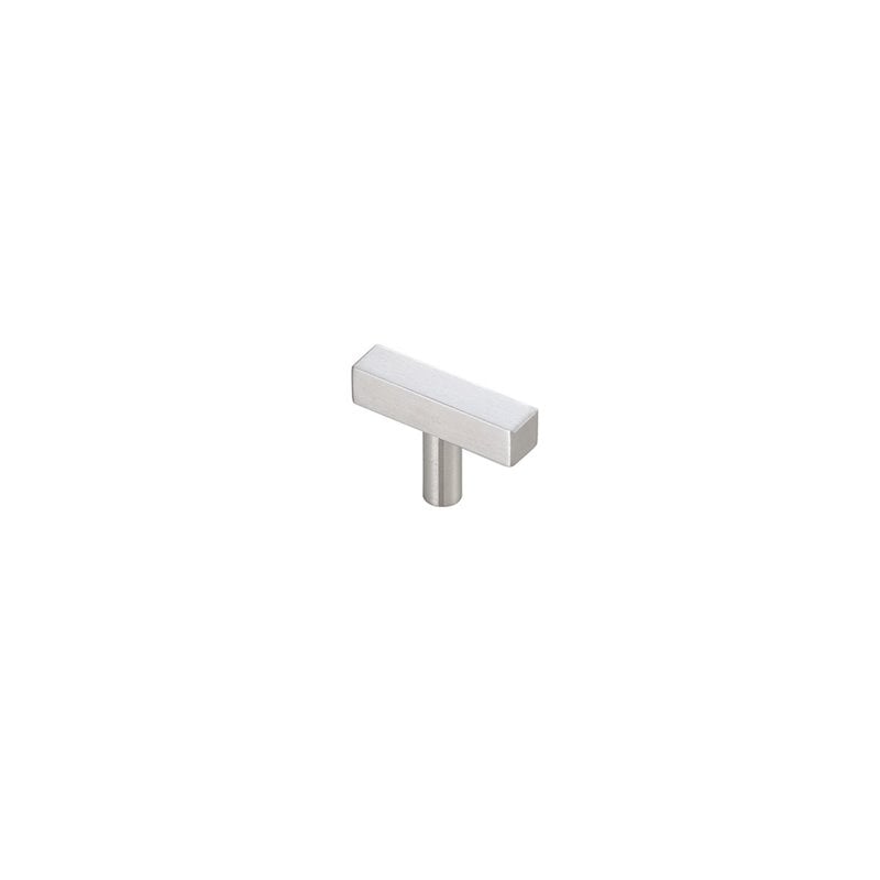 Elegant Decor Dior Modern Zinc Alloy T Bar Pull Multipack in Nickel (Set of 10)