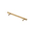 Elegant Decor Dior Modern Zinc Alloy Bar Pull Multipack in Brass (Set of 10)