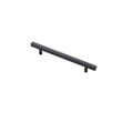 Elegant Decor Dior Zinc Alloy Bar Pull Multipack in Black (Set of 10)