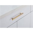 Elegant Decor Dior Zinc Alloy Bar Pull Multipack in Brass (Set of 10)