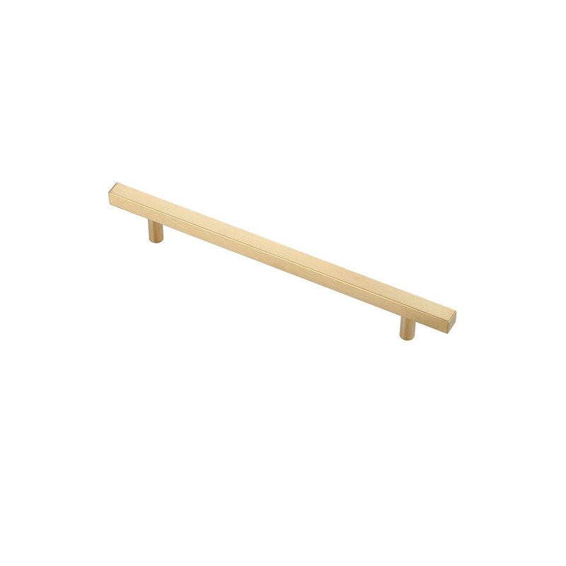 Elegant Decor Dior Zinc Alloy Bar Pull Multipack in Brass (Set of 10)