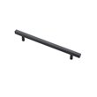 Elegant Decor Dior Modern Zinc Alloy Bar Pull Multipack in Black (Set of 10)