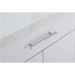 Elegant Decor Dior Modern Zinc Alloy Bar Pull Multipack in Nickel (Set of 10)