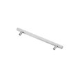 Elegant Decor Dior Modern Zinc Alloy Bar Pull Multipack in Nickel (Set of 10)