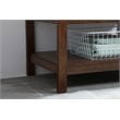 Elegant Decor Aubrey Solid Wood Single Bathroom Vanity w/ Backsplash in Espresso