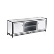 Elegant Decor James Mirrored TV Stand for TVs up to 65