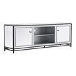 Elegant Decor James Mirrored TV Stand for TVs up to 65