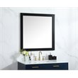 Elegant Decor Aqua 36x36