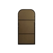 Elegant Decor Blaire Arch Modern Wood/Metal Full Length Mirror in Black