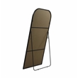 Elegant Decor Blaire Arch Modern Wood/Metal Full Length Mirror in Black
