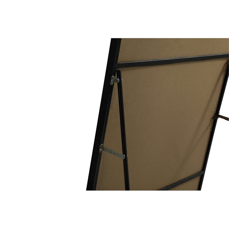 Elegant Decor Blaire Arch Modern Wood/Metal Full Length Mirror in Black