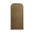 Elegant Decor Blaire Arch Modern Wood/Metal Full Length Mirror in Brass