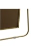 Elegant Decor Blaire Arch Modern Wood/Metal Full Length Mirror in Brass