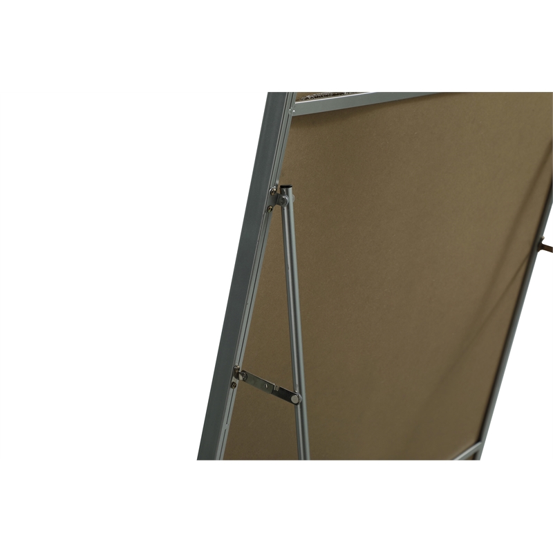 Elegant Decor Blaire Arch Modern Wood/Metal Full Length Mirror in Silver