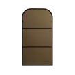 Elegant Decor Blaire Arch Modern MDF Wood/Iron Full Length Mirror in Black