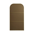 Elegant Decor Blaire Arch Modern MDF Wood/Iron Full Length Mirror in Brass