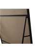 Elegant Decor Evermore Rectangle Wood/Iron Full Length Mirror in Black