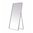 Elegant Decor Evermore Rectangle Wood/Iron Full Length Mirror in Silver