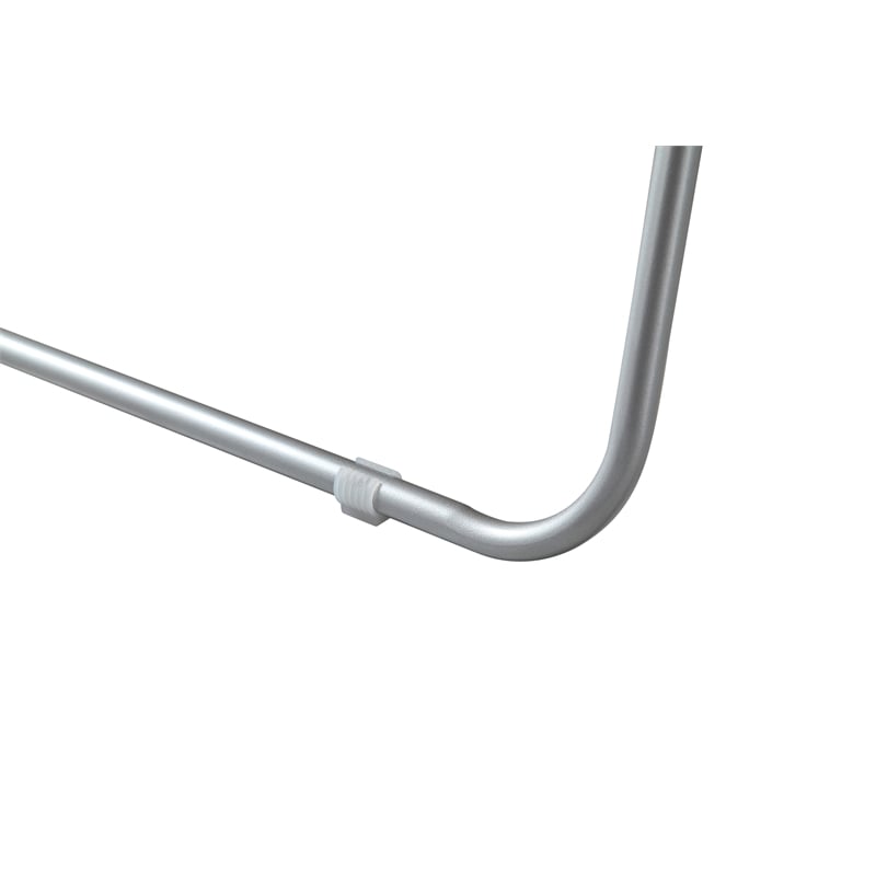 Elegant Decor Evermore Rectangle Wood/Iron Full Length Mirror in Silver