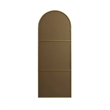 Elegant Decor Ayra Arch Modern Wood/Iron Full Length Mirror in Brass