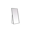 Elegant Decor Eternity Rectangle Wood/Iron Full Length Mirror in Black