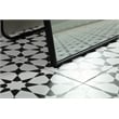 Elegant Decor Eternity Rectangle Wood/Iron Full Length Mirror in Black