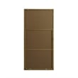 Elegant Decor Eternity Rectangle Wood/Iron Full Length Mirror in Brass