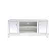 Elegant Decor Reflexion Wood & Mirror TV Stand for TVs up to 55