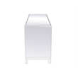 Elegant Decor Reflexion Wood & Mirror TV Stand for TVs up to 55