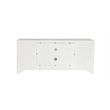 Elegant Decor Reflexion Wood TV Stand with Fireplace for TVs up to 55