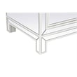 Elegant Decor Reflexion Wood TV Stand with Fireplace for TVs up to 55