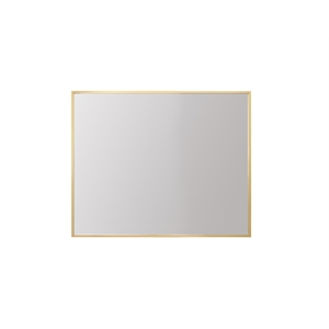 Elegant Decor Grace 30x36&quot Modern Aluminum Rectangle Mirror in Gold