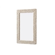 Elegant Decor Rectangle Cornhusk Mirror 24X36
