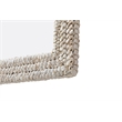 Elegant Decor Rectangle Cornhusk Mirror 24X36