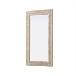 Elegant Decor Rectangle Cornhusk Mirror 24X42